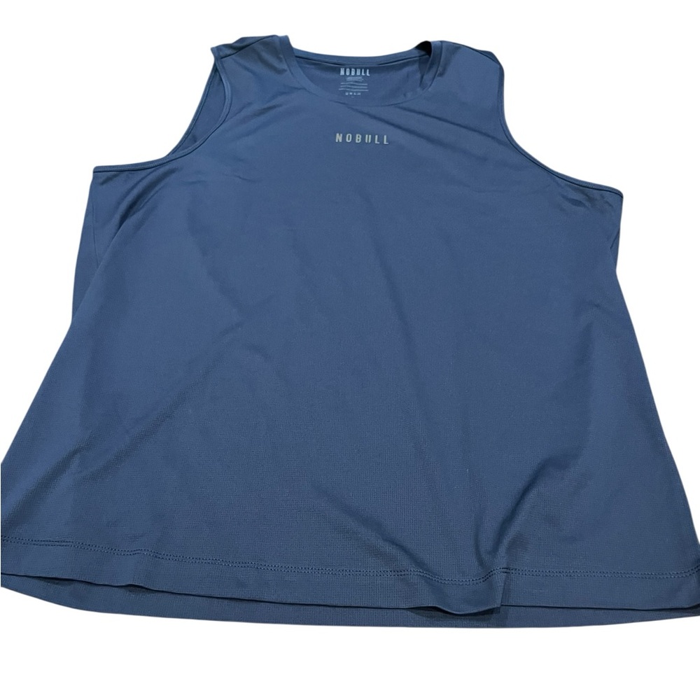 NOBULL Men's Blue Sleeveless Shirt